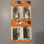 Pack 2/PC (8 Hinges ) National Hardware N146-399 Brass Non-removable Pin 3". Fixed Price $22.97.