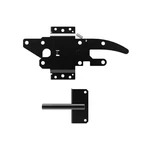 10.75 In. X 5.5 Black Stainless Steel Standard 2-SIDED Post Latch. Fixed Price $65.86.