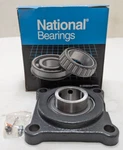 National SAFNR1-1/2R Square Bolt Flanged Housing Mounted Bearing Peer FHS20824. Fixed Price $55.55.