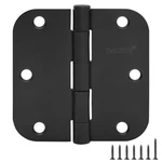 24 Pack Matte Black Door Hinges 3.5 Inch, 5/8" Radius Rounded, Standard Resid.... Fixed Price $58.62.