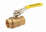 Locking Handle Ball Valve, Brass, In. 107-825LNL. Fixed Price $57.60.