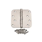 61974 4" 5/8" Radius Corner Sn Satin Nickel Steel Door Hinge (pack Of 100). Fixed Price $174.90.