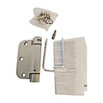 Amazon Basics Self-closing Door Hinge 3.5 X Inch Satin Nickel 1 Piece. Fixed Price $17.99.