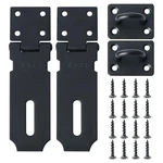 2 Pack 4IN Hasp Latch Lock 304 Stainless Steel Gate Shed Door Clasp Heavy. Fixed Price $29.99.