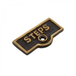 Switch Plate Tag "steps" Name Sign Board Cast Brass Label Renovators Supply. Fixed Price $14.99.