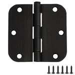 Stainless Steel Door Hinge-oil Rubbed Bronze 3.5-IN. 5/8-IN. Radius 9-PACK. Fixed Price $41.28.