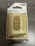 National Hardware Bright Brass Decorative Hinge X 13/16" Per Pack N211-862. Fixed Price $9.95.