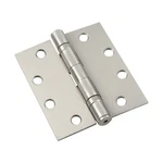 3 Pack Steel 4-1/2" Mortise Ball Bearing Folding Door Butt Hinge Brushed Nickel. Fixed Price $28.41.
