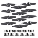 Qcaa Light Strap Hinge Steel 2-LAYERED Powder Coated 4 Elegant Frosted Matte. Fixed Price $52.00.