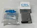 Crl Brushed Stainless Z-series Square Type Flat Base Clamp Z912BS For 1/2" Glass. Fixed Price $31.99.