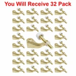 (32-PACK) Hinge Pin Door Stop Guard Adjustable Saver Polished Brass Finish. Fixed Price $35.99.