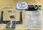 Pair Prosource Stainless Steel Hinge W/ 1/2'' Offset Black 1251024. Fixed Price $17.00.