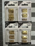4-PACK 4/PC (16 Hinges) National Hardware N211-284 Bright Brass 3/4" X 11/16". Fixed Price $21.49.