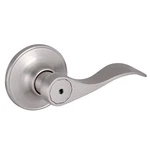 Springdale 2-WAY Brass Privacy Door Lever And 3-PACK Hinges Satin Nickel. Fixed Price $56.87.