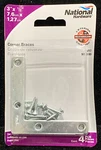 National Hardware N113-969 Flat Corner Braces, 3" X 1/2", Zinc Plated. Fixed Price $12.99.