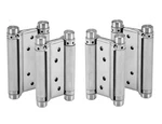 2 Pairs (4PCS) Of 5" Heavty Duty Stainless Steel Cafe Saloon Door Swing Self. Fixed Price $42.15.