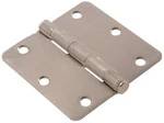 Hardware Essentials 1/4" Round Corner Door Hinge Satin Nickel (3-1/2"). Fixed Price $8.50.