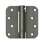 Deltana DSH4R515A 4" X 5/8" Spring Hinge, Ul Listed Antique Nickel. Fixed Price $14.99.
