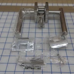 Inox SE106L472-32 Copenhagen Lever Door Handle Privacy Set Polished Stainless. Fixed Price $60.00.