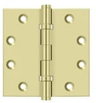 Deltana DSB45B3-UNL 4.5" X Square Hinge Solid Brass With Ball Bearings. Fixed Price $36.95.