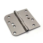 4" Satin Nickel Finish Door Hinges - 3 Pack, 5/8" Round Square Removeable Pin. Fixed Price $25.23.