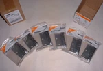 6- Heavy Gauge 3-1/2" X Satin Stainless Steel Loose Pin Butt Hinges. Fixed Price $48.00.