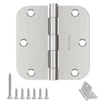 Amzgod Door Hinges Brushed Nickel - 3 Satin Pack,. Fixed Price $11.94.