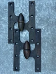 Von Morris 6038 Door Knuckle Hinge Solid Brass Bronze Vintage Antique Patina. Fixed Price $125.00.