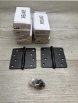 Lot Of 8 Emtek 91024US19 X Plain Bearing 1/4" Radius Corners Mortise Black. Fixed Price $74.99.