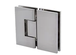 Fhc Venice Series 180 Degree Glass-to-glass Hinge, Brass, Brushed Nickel Finish. Fixed Price $92.02.