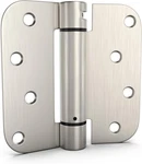 4" Door Hinges Satin Nickel Self-closing Spring 2 Set For Interior &. Fixed Price $31.95.