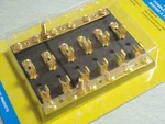 Terminal Block Seachoice 13441 6 Gang Brass Marine Boat Rv Agc Type Fuses. Fixed Price $27.44.