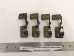 (4) Used Youngdale #6 Hinge Cabinet Door - Antique Brass Cosmetic, Read!. Fixed Price $31.90.