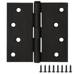 Design House 4" 3-PACK Square Corner Stainless Steel Door Hinge Bronze. Fixed Price $62.51.