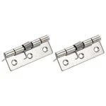 2PCS 3" Spring Loaded Hinges Stainless Steel Self-opening Small Door. Fixed Price $19.82.