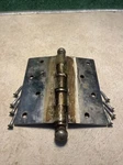 (1) 4.5"X4.5" Antique Vintage "stanley" Copper Steel Exterior Entry Door Hinges. Fixed Price $49.99.