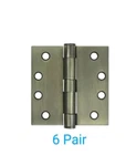 6 Pairs Of Deltana S44HD10B 4X4" Square Corner Hinges Oil Rubbed Bronze. Fixed Price $39.00.