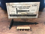 Vintage Amerock Colonial Strap Hinge Black Finish Flush Doors E1600 Nos Unused. Fixed Price $14.99.