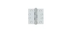 Deltana DSB4B26 4" X Square Hinges, Ball Bearings Polished Chrome Pair. Fixed Price $70.95.