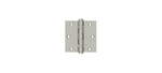 3-1/2" X Square Hinge, Ball Bearings Brushed Nickel Pair. Fixed Price $58.88.