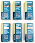 Nos! Set Of 12 Satin Nickel 3-1/2" Door Hinges, 5/8" Radius, Removeable Pins. Fixed Price $24.99.