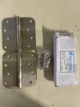 Deltana S44R5BB 4X4" Blbr, 5/8" Rdcr Mortise Hinge - Pair, Stn. Nkl. (wear/tear). Fixed Price $10.38.