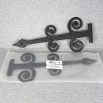 Cast Iron Decorative Dummy Strap Hinge With Scrolls & Spades - Renovators Supply. Fixed Price $36.95.