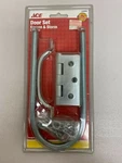 Ace Hardware Door Set Screen & Storm Zinc Plated. Fixed Price $9.49.