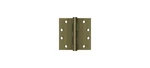 4-1/2" X Square Hinge, Hd, Ball Bearings Antique Brass Pair. Fixed Price $30.08.