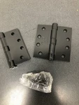 Deltana S44HD1B 4" X Square Corner Plain Bearing Mortise Hinge - Pair Black. Fixed Price $13.82.