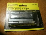 Project Narrow 2.5" Steel Utility Hinges - Pack New. Fixed Price $6.99.