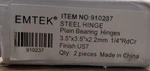 Emtek 91023US7 Residential Duty Door Hinges 3.5" (pair) - French Antique *read*. Fixed Price $9.99.