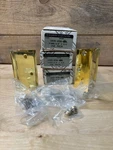 Lot Of Sets Baldwin 1035-030 3-1/2" Wide Pb Plain Bearing Square Mortise Hinge. Fixed Price $140.00.