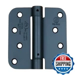 Outlet Spring Hinges - 4 Inch Self Closing Adjustable Flat Black 2 Pack. Fixed Price $78.82.